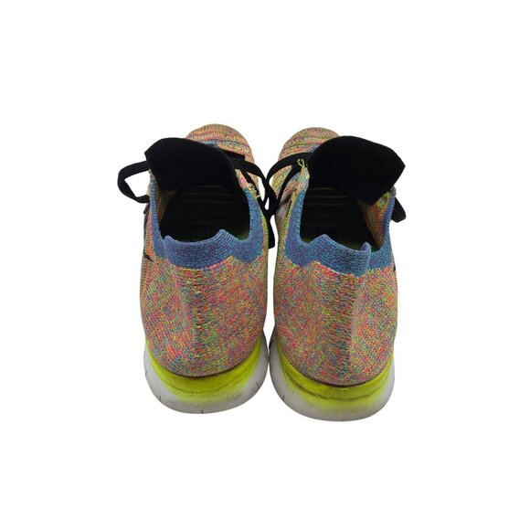 Nike Free Rn Flyknit Multicolor Running Shoes size 7 - Picture 5 of 8